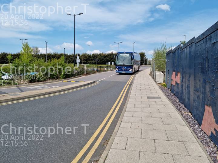 Image of Oxford Bus Company vehicle 38. Taken by Katherine T at 12:15:56 on 2022.04.20