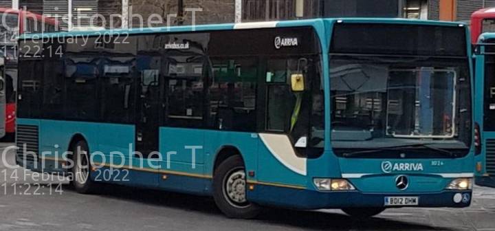 Image of Arriva Beds & Bucks vehicle 3024. Taken by Katherine T at 11:22:14 on 2022.02.14