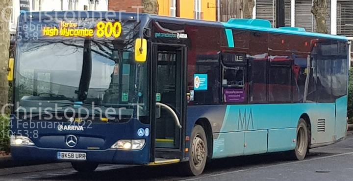 Image of Arriva Beds & Bucks vehicle 3923. Taken by Katherine T at 10:53:08 on 2022.02.14