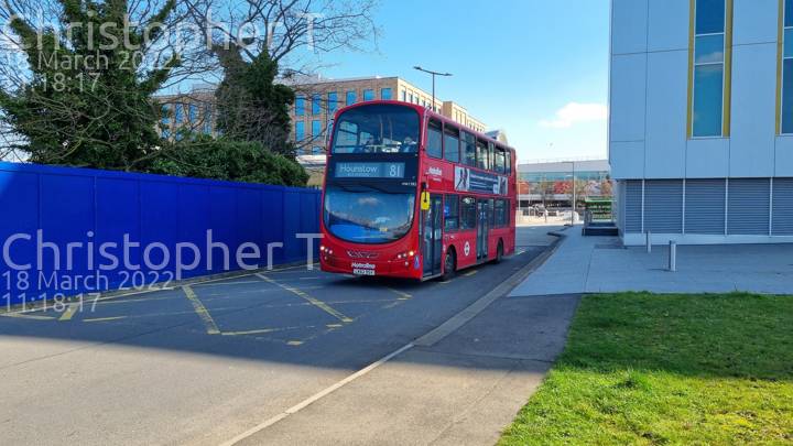 Image of Metroline London vehicle VW1385. Taken by Katherine T at 11:18:17 on 2022.03.18