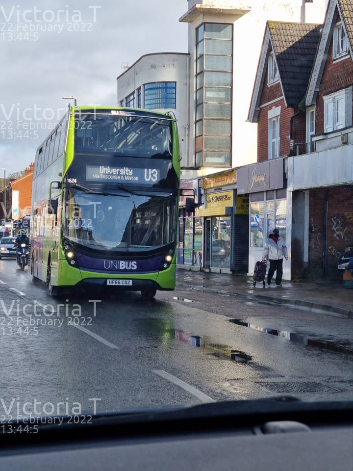Image of MoreBus vehicle 1624. Taken by Victoria T at 13:44:05 on 2022.02.22
