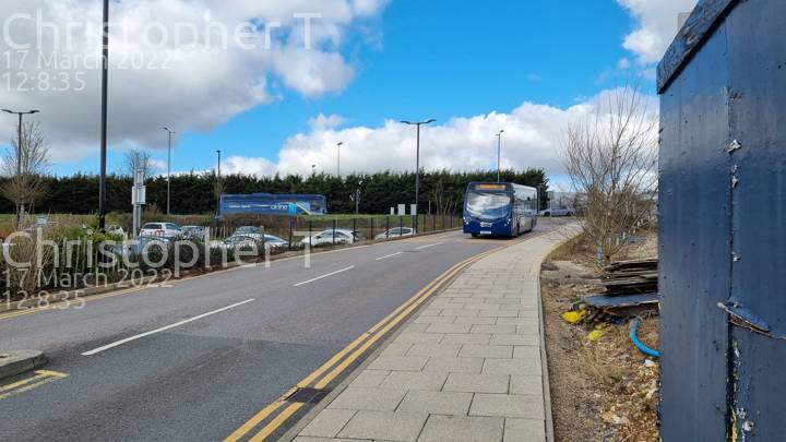 Image of Carousel Buses vehicle 408. Taken by Katherine T at 12:08:35 on 2022.03.17