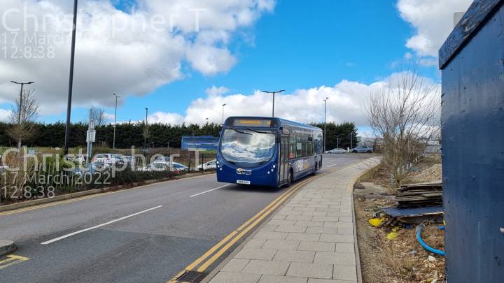 Image of Carousel Buses vehicle 408. Taken by Katherine T at 12:08:38 on 2022.03.17