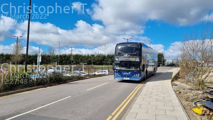 Image of Oxford Bus Company vehicle 68. Taken by Katherine T at 12:27:48 on 2022.03.17