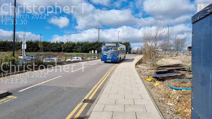 Image of Carousel Buses vehicle 409. Taken by Katherine T at 12:33:30 on 2022.03.17