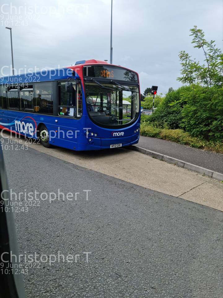Image of MoreBus vehicle 2286. Taken by Katherine T at 10:12:43 on 2022.06.09