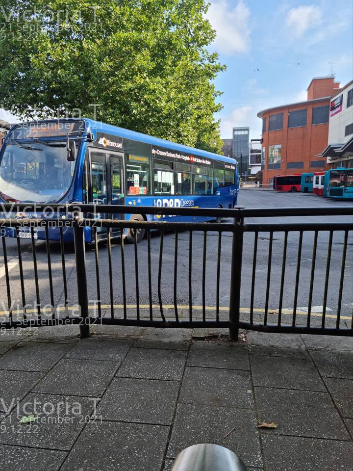 Image of Carousel Buses vehicle 408. Taken by Victoria T at 09:12:22 on 2021.09.21