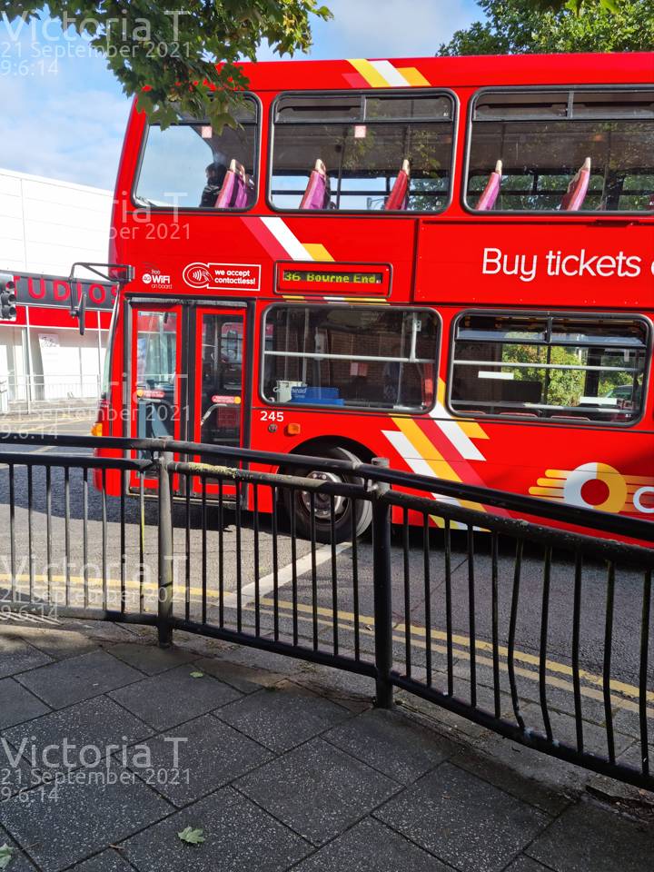 Image of Carousel Buses vehicle 245. Taken by Victoria T at 09:06:14 on 2021.09.21