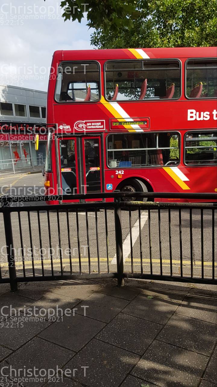 Image of Carousel Buses vehicle 242. Taken by Katherine T at 09:22:15 on 2021.09.21