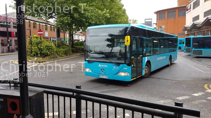 Image of Arriva Beds & Bucks vehicle 3038. Taken by Katherine T at 09:52:38 on 2021.10.05