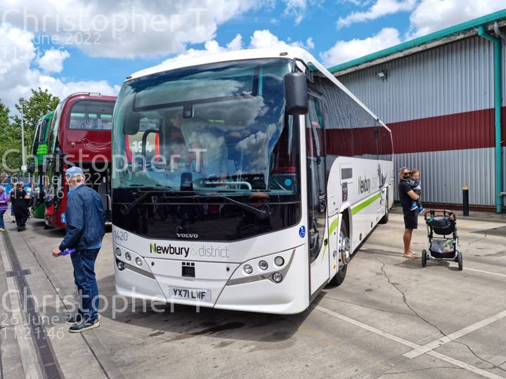 Image of Newbury & District vehicle 1420. Taken by Katherine T at 11:21:46 on 2022.06.26