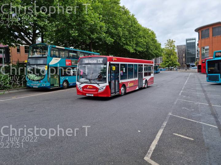 Image of Redline Buses vehicle 48. Taken by Katherine T at 09:27:51 on 2022.07.07