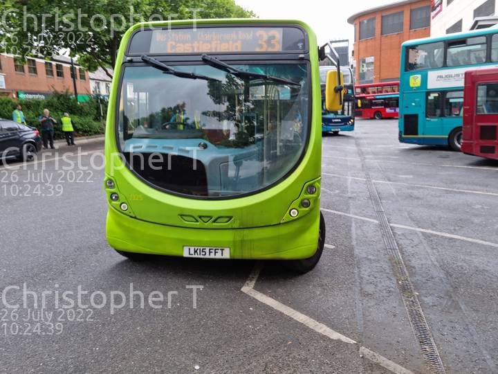 Image of Arriva Beds & Bucks vehicle 2325. Taken by Katherine T at 10:24:39 on 2022.07.26