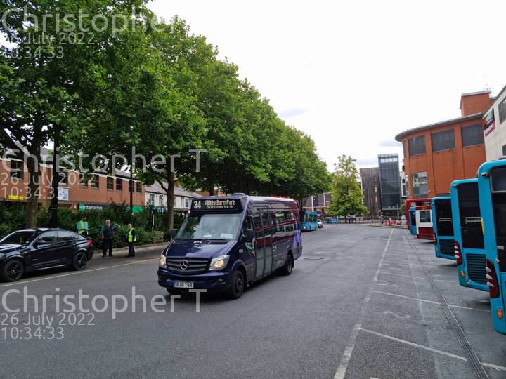 Image of Carousel Buses vehicle 974. Taken by Katherine T at 10:34:33 on 2022.07.26