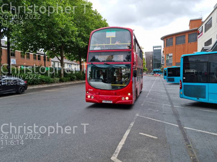 Image of Carousel Buses vehicle 940. Taken by Katherine T at 11:06:14 on 2022.07.26
