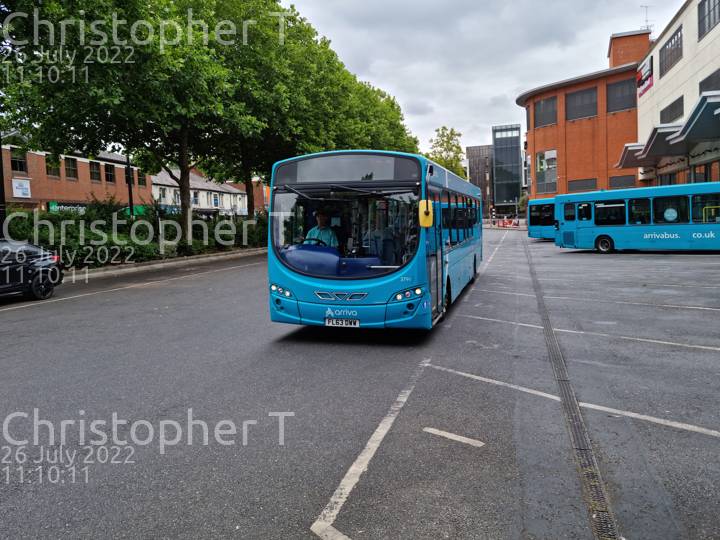 Image of Arriva Beds & Bucks vehicle 3796. Taken by Katherine T at 11:10:11 on 2022.07.26