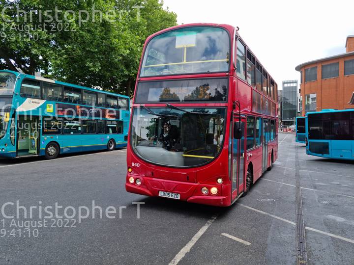Image of Carousel Buses vehicle 940. Taken by Katherine T at 09:41:10 on 2022.08.01