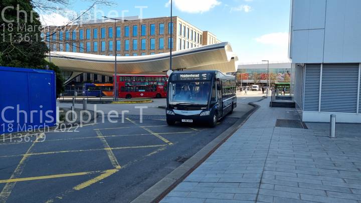 Image of Thames Valley Buses vehicle 191. Taken by Katherine T at 11:36:19 on 2022.03.18