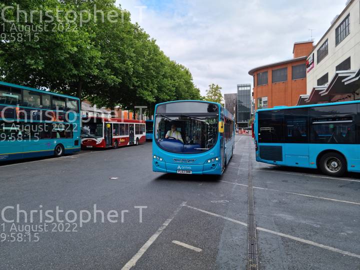 Image of Arriva Beds & Bucks vehicle 3796. Taken by Katherine T at 09:58:15 on 2022.08.01