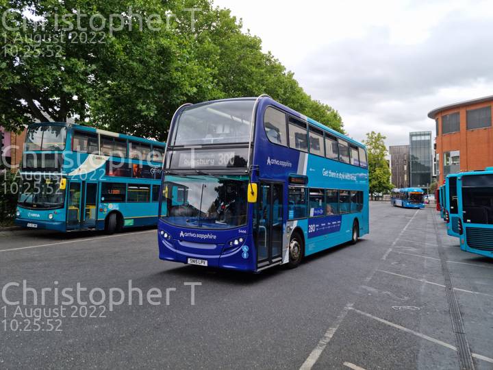 Image of Arriva Beds & Bucks vehicle 5466. Taken by Katherine T at 10:25:52 on 2022.08.01