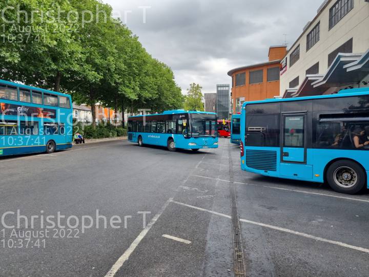 Image of Arriva Beds & Bucks vehicle 3038. Taken by Katherine T at 10:37:41 on 2022.08.01