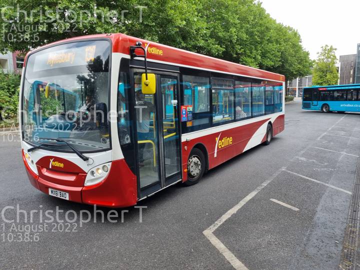 Image of Redline Buses vehicle 21. Taken by Katherine T at 10:38:06 on 2022.08.01