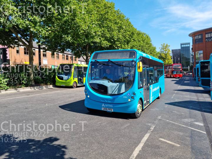 Image of Arriva Beds & Bucks (Midlands) vehicle 2326. Taken by Christopher T at 10:35:15 on 2022.08.09