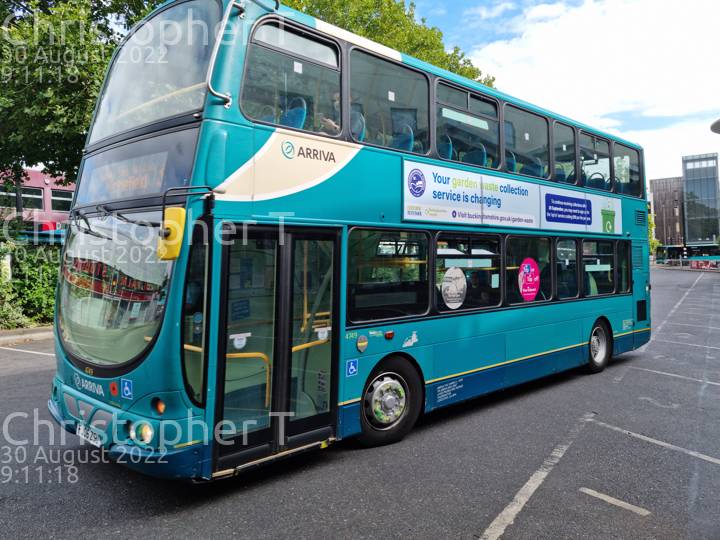 Image of Arriva Beds & Bucks vehicle 4749. Taken by Katherine T at 09:11:18 on 2022.08.30