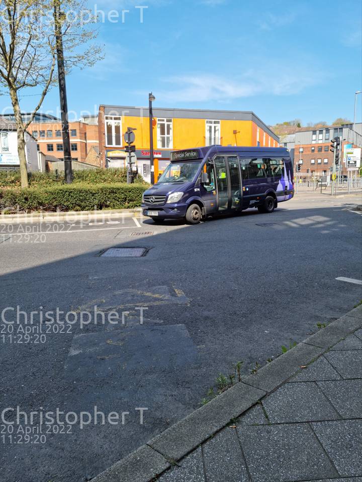 Image of Carousel Buses vehicle 974. Taken by Katherine T at 11:29:20 on 2022.04.20