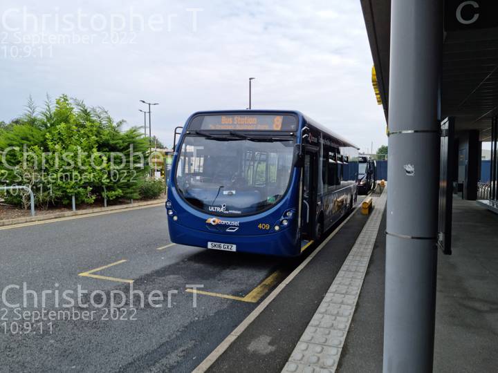 Image of Carousel Buses vehicle 409. Taken by Katherine T at 10:09:11 on 2022.09.02