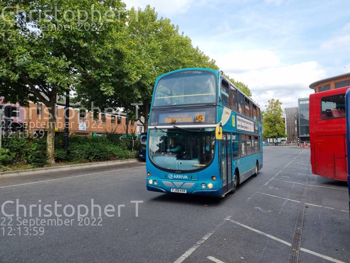Image of Arriva Beds & Bucks vehicle 4217. Taken by Katherine T at 12:13:59 on 2022.09.22
