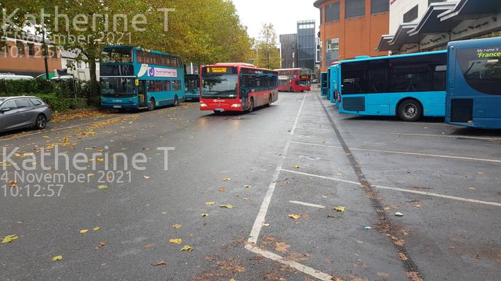 Image of Carousel Buses vehicle 883. Taken by Katherine T at 10:12:57 on 2021.11.04