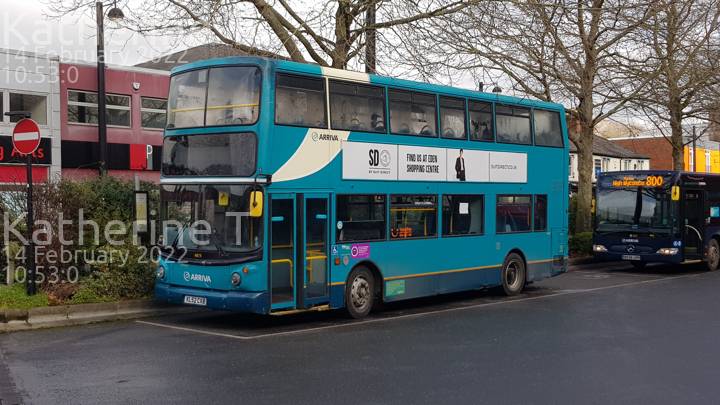 Image of Arriva Beds & Bucks vehicle 4819. Taken by Katherine T at 10:53:00 on 2022.02.14