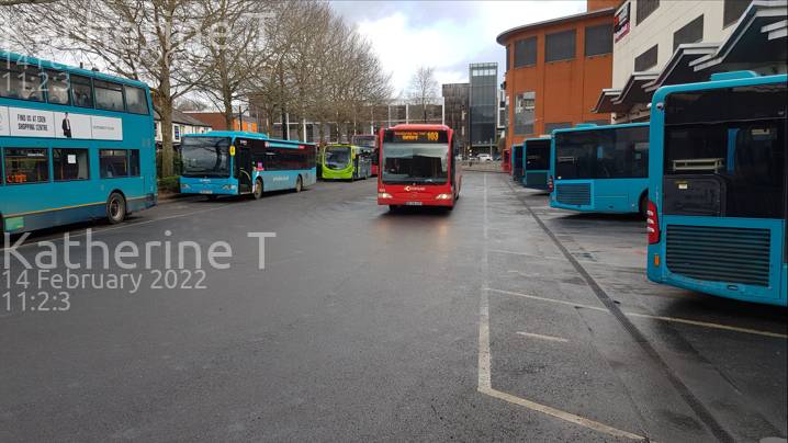 Image of Carousel Buses vehicle 883. Taken by Katherine T at 11:02:03 on 2022.02.14