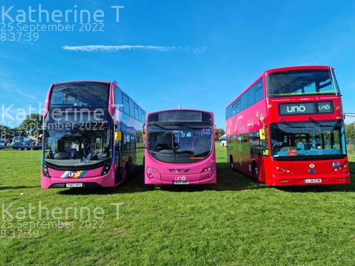 Image of Uno Buses vehicle 366. Taken by Katherine T at 08:37:39 on 2022.09.25