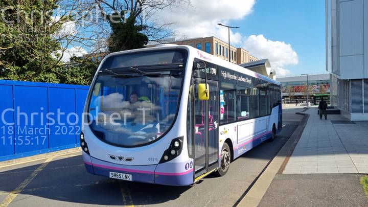 Image of First Berkshire & The Thames Valley vehicle 63315. Taken by Katherine T at 11:55:17 on 2022.03.18