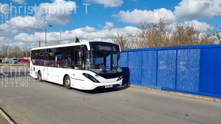 Image of Thames Valley Buses vehicle 666. Taken by Katherine T at 12:11:40 on 2022.03.18