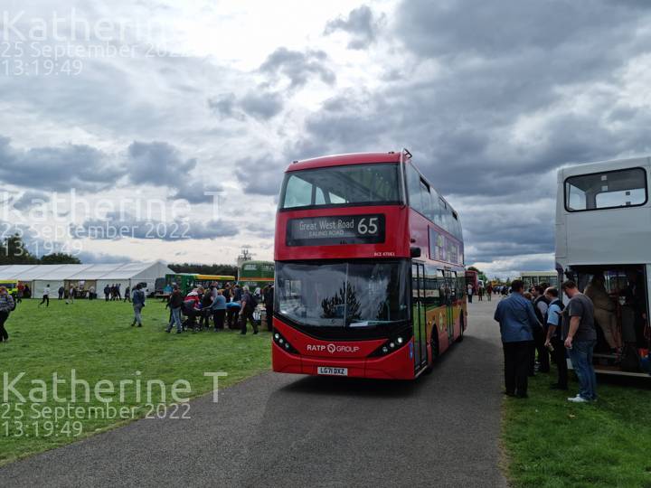 Image of London Sovereign vehicle BCE47061. Taken by Katherine T at 13:19:49 on 2022.09.25
