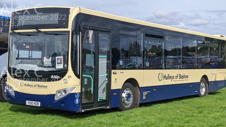 Image of Hulleys of Baslow vehicle 21. Taken by Alex C at 12:09:27 on 2022.09.25