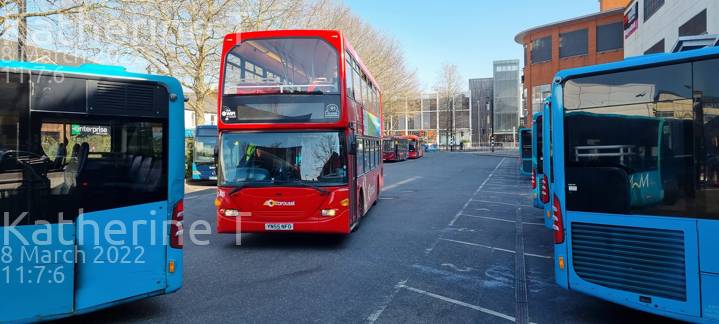Image of Carousel Buses vehicle 245. Taken by Katherine T at 11:07:06 on 2022.03.08