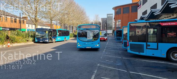 Image of Arriva Beds & Bucks vehicle 3729. Taken by Katherine T at 11:16:17 on 2022.03.08
