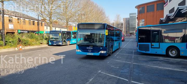Image of Arriva Beds & Bucks vehicle 3032. Taken by Katherine T at 11:36:29 on 2022.03.08
