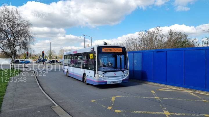 Image of First Berkshire & The Thames Valley vehicle 44565. Taken by Katherine T at 12:35:48 on 2022.03.18