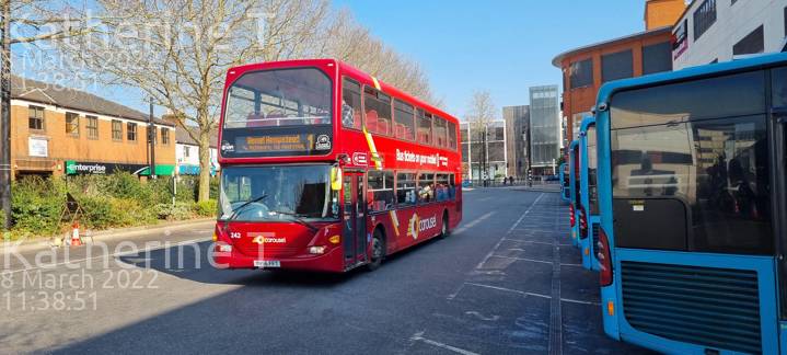 Image of Carousel Buses vehicle 242. Taken by Katherine T at 11:38:51 on 2022.03.08