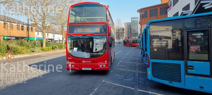 Image of Carousel Buses vehicle 941. Taken by Katherine T at 11:39:22 on 2022.03.08