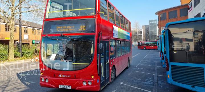 Image of Carousel Buses vehicle 941. Taken by Katherine T at 11:39:23 on 2022.03.08