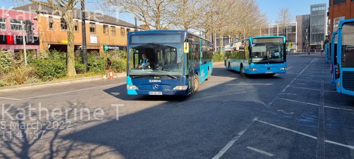 Image of Arriva Beds & Bucks vehicle 3922. Taken by Katherine T at 11:41:57 on 2022.03.08