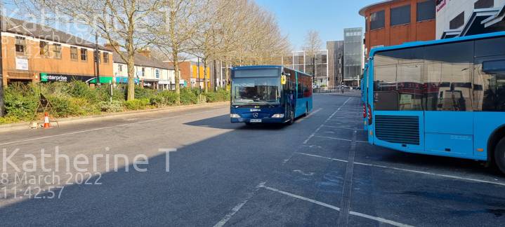 Image of Arriva Beds & Bucks vehicle 3924. Taken by Katherine T at 11:42:57 on 2022.03.08