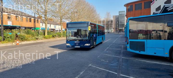 Image of Arriva Beds & Bucks vehicle 3924. Taken by Katherine T at 11:42:58 on 2022.03.08