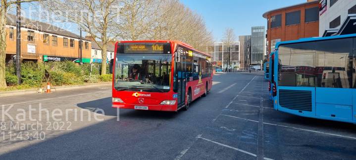Image of Carousel Buses vehicle 877. Taken by Katherine T at 11:43:40 on 2022.03.08